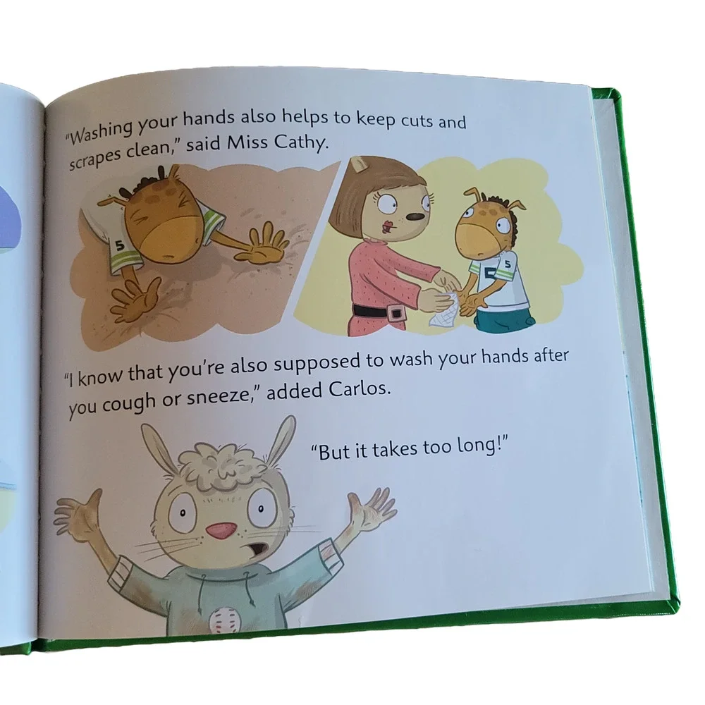 Set of Three CHildren's Books Teaching Hygene, Caring, Manners Hardcover